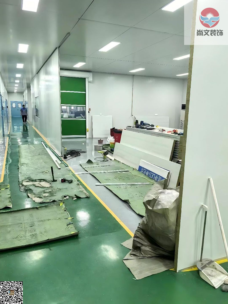 浦東精密機(jī)械設(shè)備工廠凈化車間裝修施工